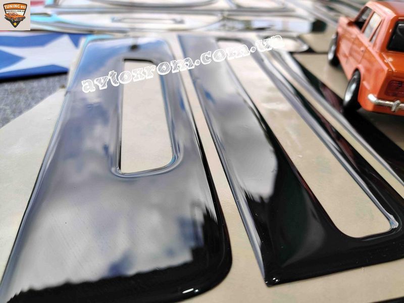 Накладки на панель торпеду Мерседес Вито 447 / Mercedes Vito 447 Декоративный Рояльный лак 0118v фото