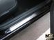 Преміум накладки на пороги Skoda Octavia A4 Tour з нержавіючої сталі, стильний дизайн з логотипом, 4 шт.