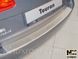Накладка на Бампер с загибом VOLKSWAGEN TOURAN *2010-2015г Фольксваген Тоуран Премиум нержавейка с логотипом Z-VW27 nn фото 3